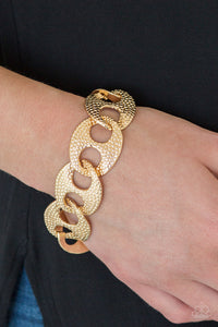Casual Connoisseur - Gold Paparazzi Bracelet