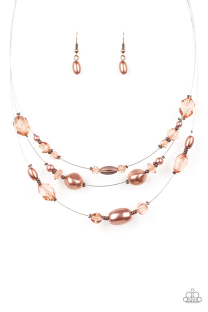 Pacific Pageantry - Copper Paparazzi Necklace
