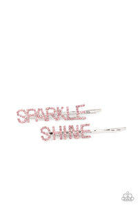 Center of the SPARKLE-verse - Pink Hair Clips