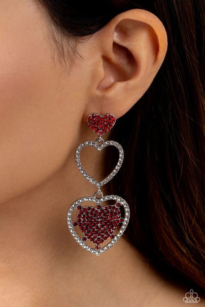 Couples Celebration - Red Earrings