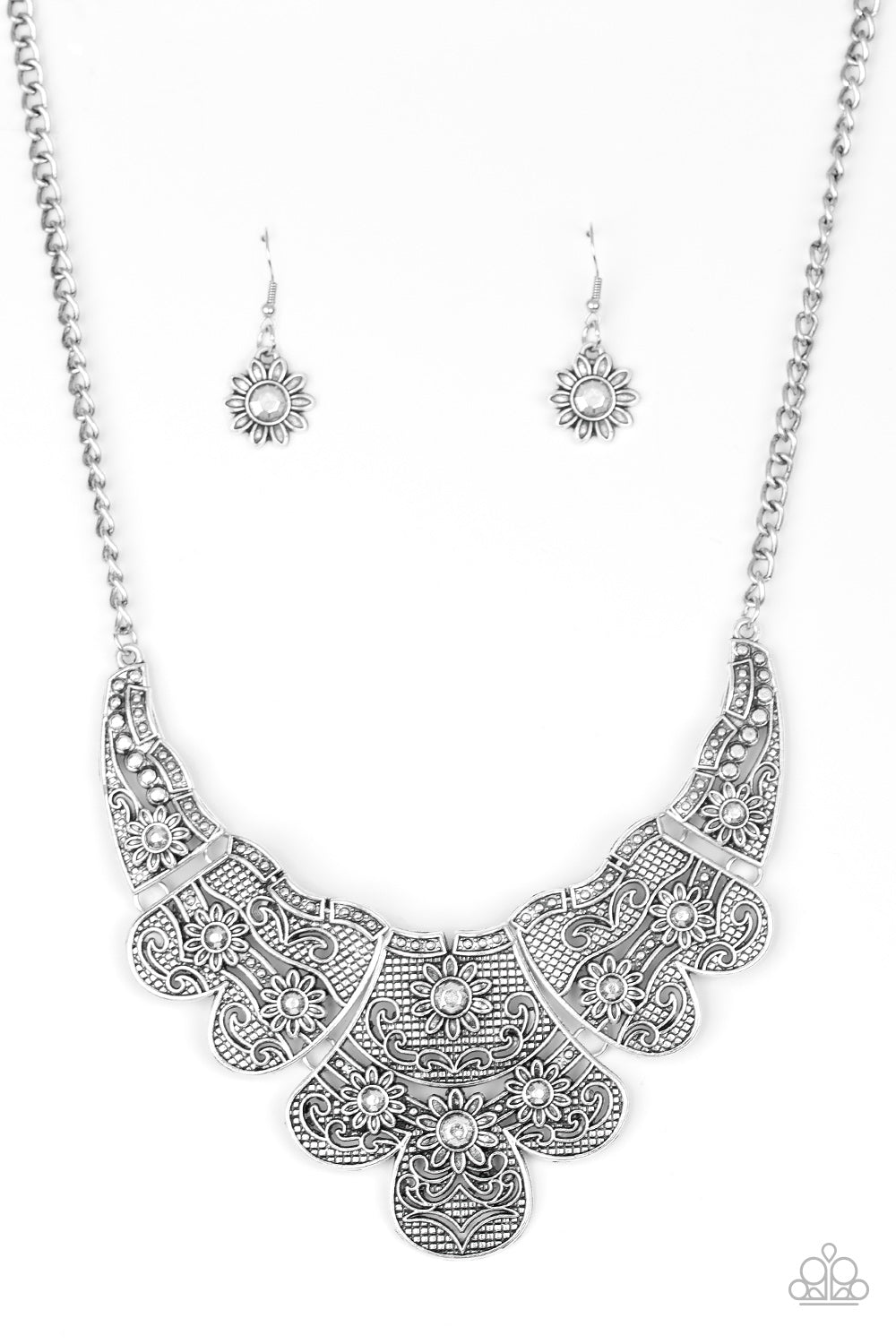 Mess With The Bull - Silver Paparazzi Necklace