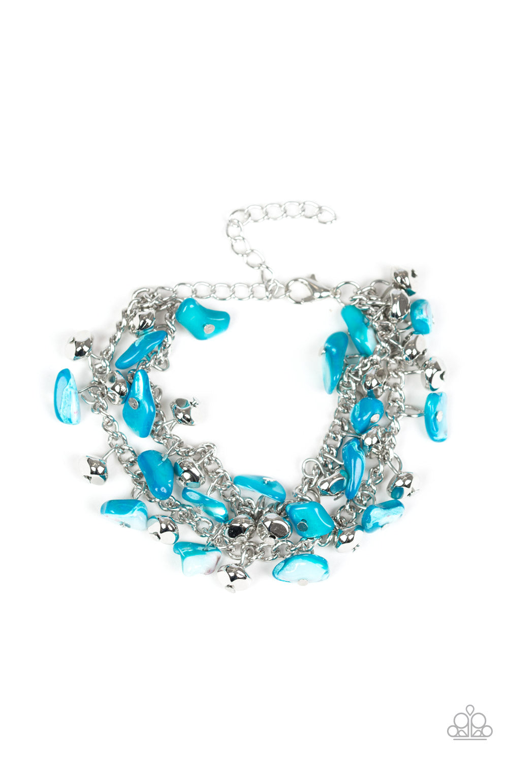 Plentiful Pebbles - Blue Paparazzi Bracelet