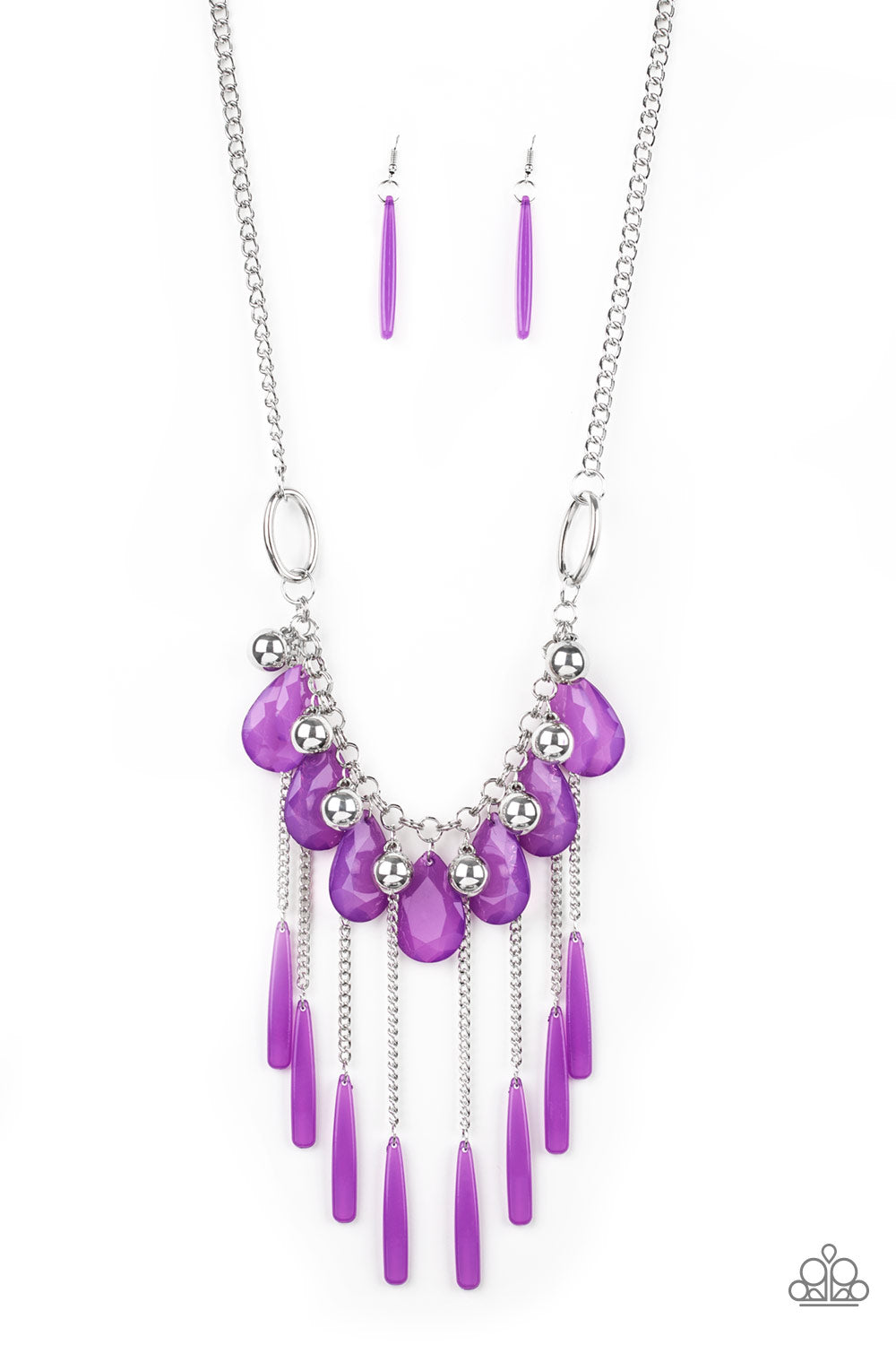 Roaring Riviera - Purple Paparazzi Necklace