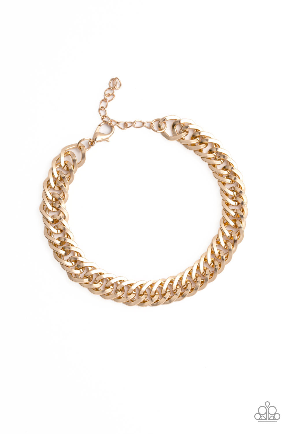 On The Ropes - Gold Paparazzi Bracelet