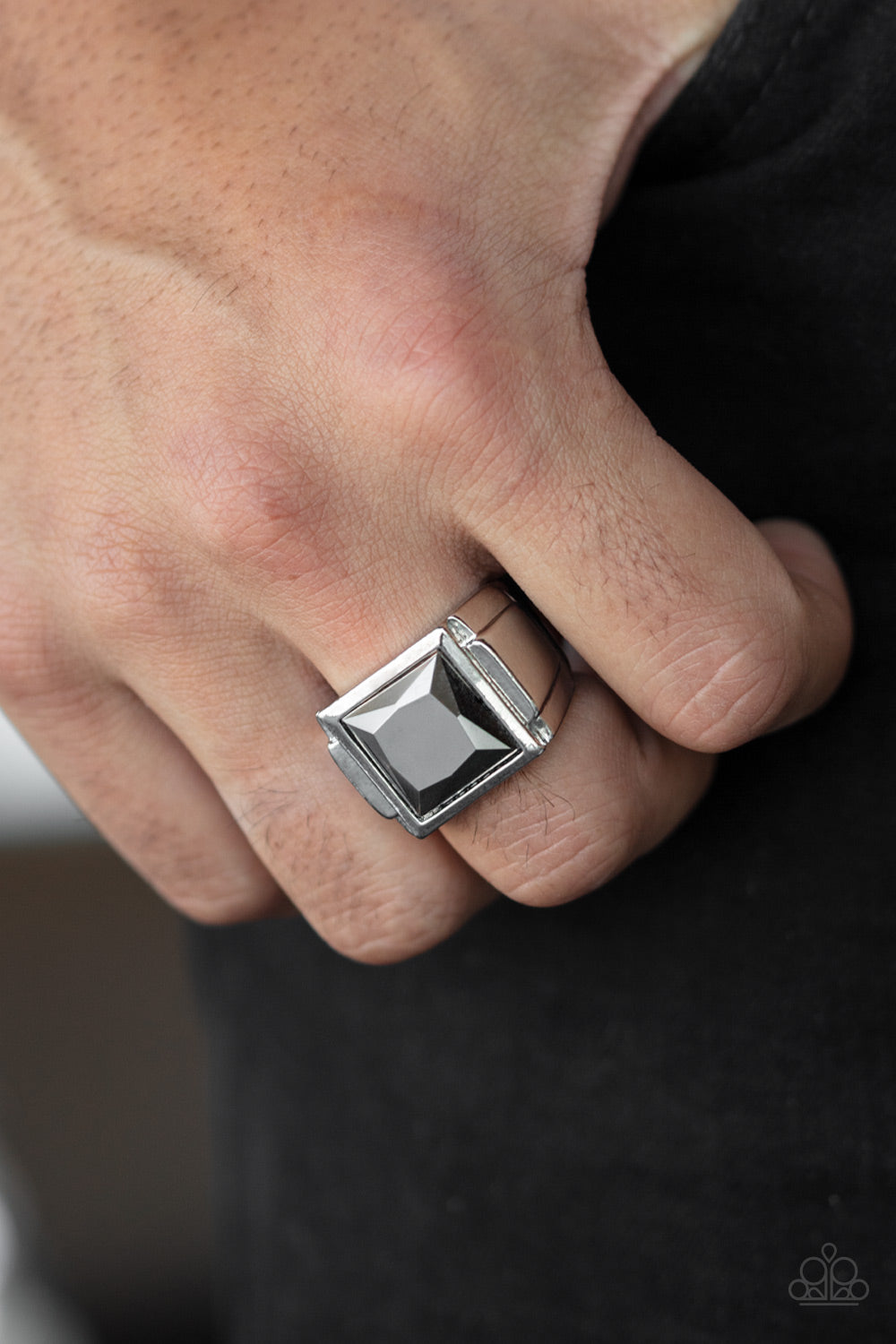 All About the Benjamins - Silver Paparazzi Ring