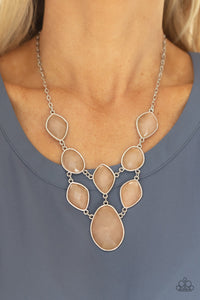 Opulently Oracle - Paparazzi Brown Necklace