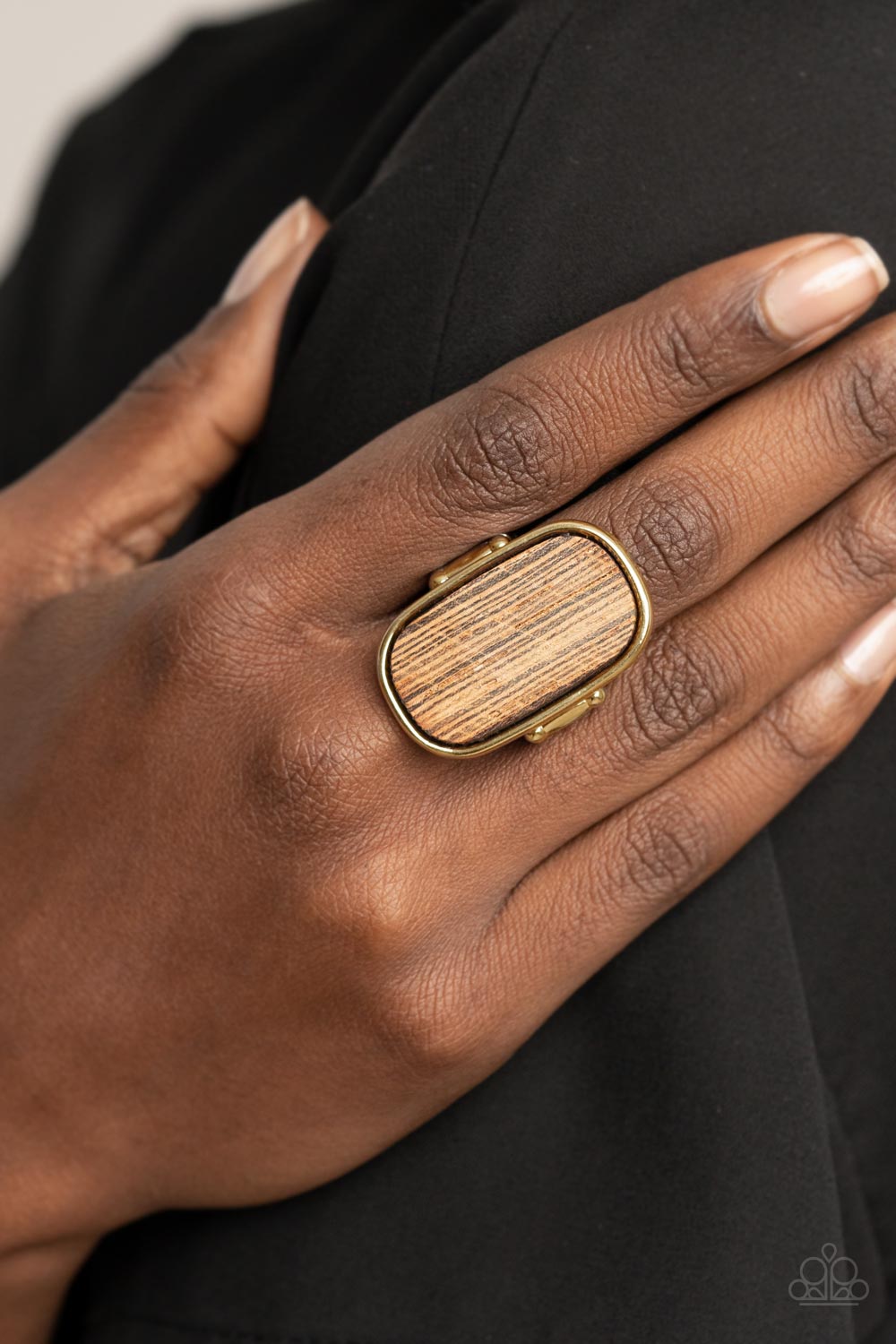 Reclaimed Refinement - Gold Paparazzi Ring