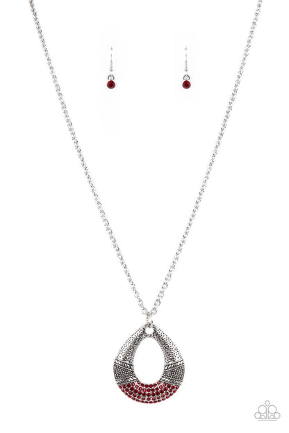 Glitz and Grind - Red Paparazzi Necklace