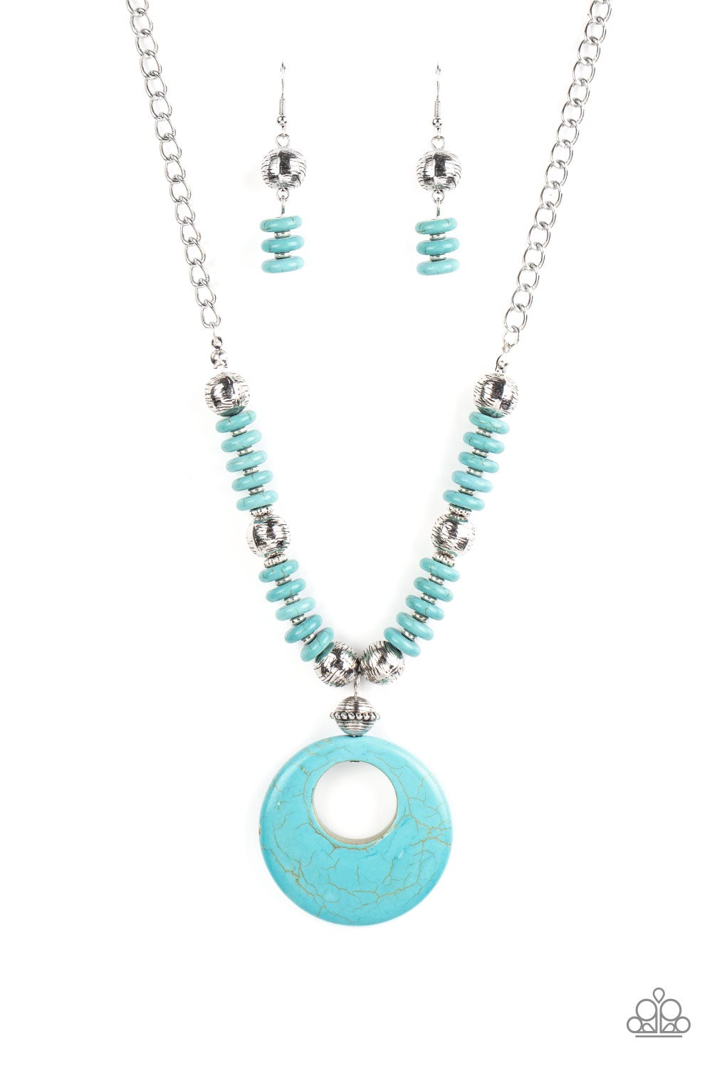 Oasis Goddess Blue Paparazzi Necklace
