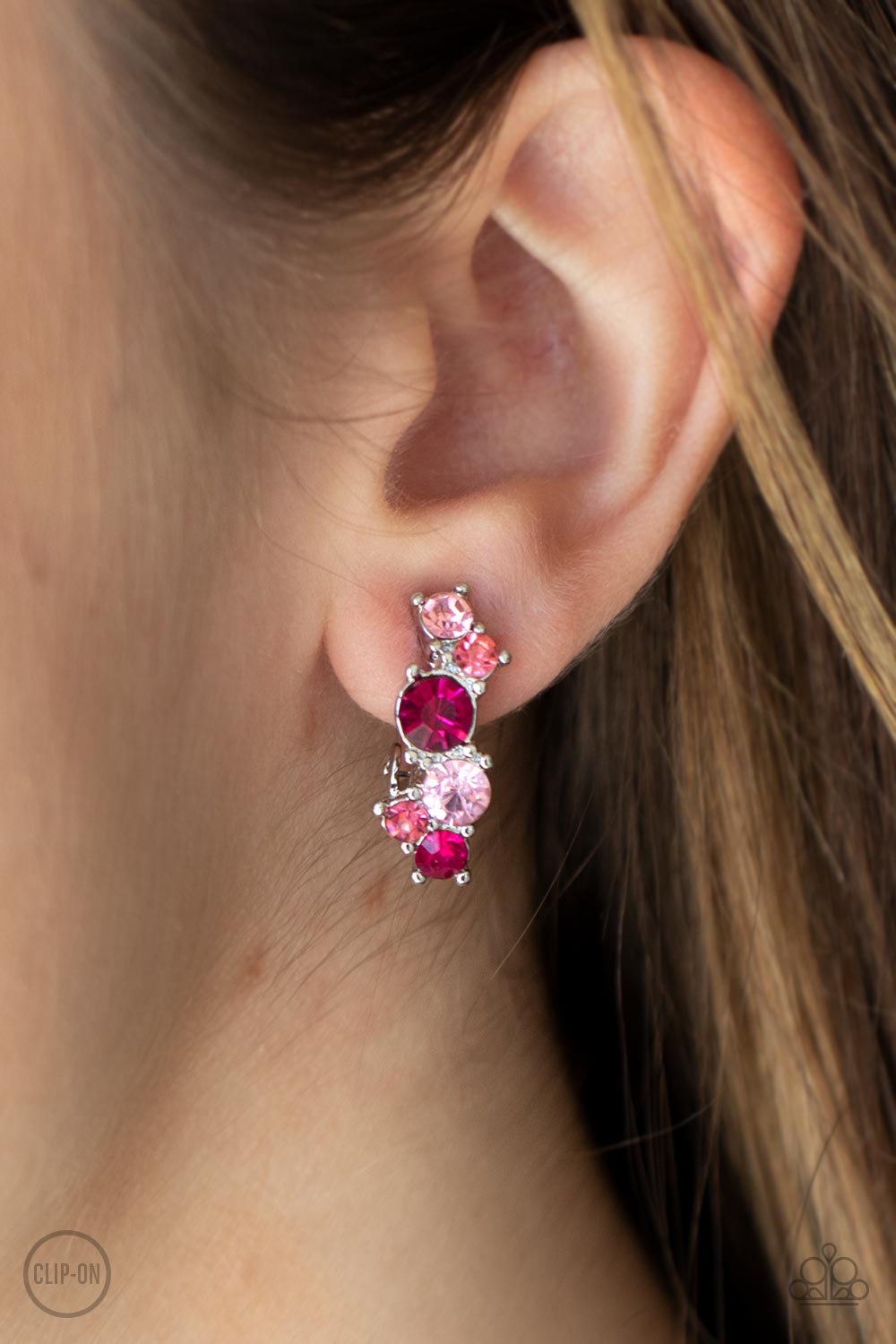 Cosmic Celebration - Pink Paparazzi Earrings