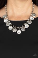 Spot On Sparkle - White Paparazzi Necklace