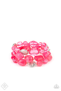 Oceanside Bliss - Pink Paparazzi Bracelet