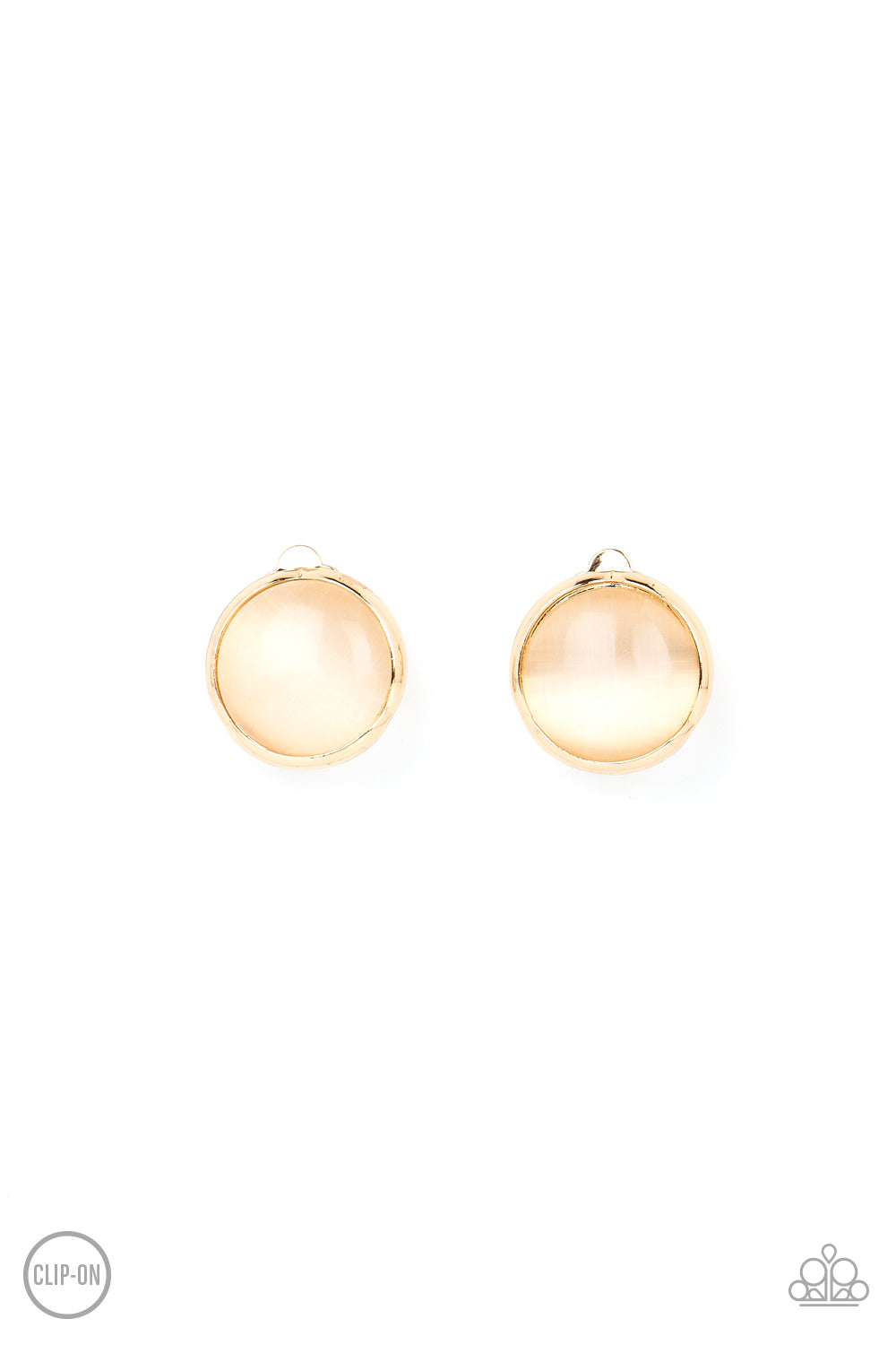 Cool Pools - Gold Paparazzi Earrings