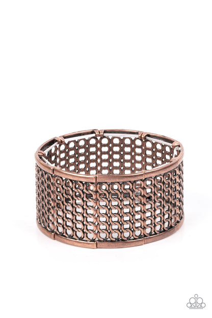 Camelot Couture - Copper Paparazzi Bracelet