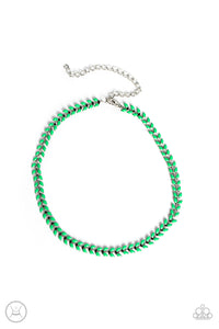 Grecian Grace - Green Paparazzi Necklace