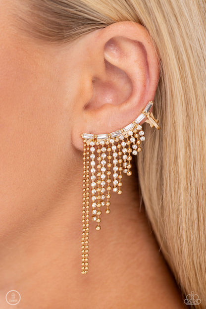 Tapered Tease - Gold Earrings