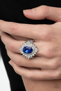 Five Star Stunner - Blue Paparazzi Ring